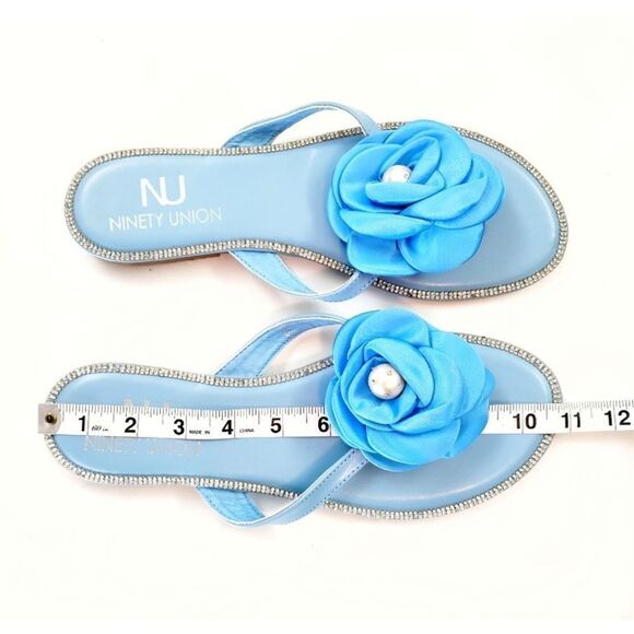 NINETY UNION HAWAII SANDALS BLUE WOMENS SIZE 11 FITS SIZE 10 - Picture 5 of 6